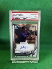 2021 Bowman Chrome Prospect Autographs Adael Amador #CPA-AAM