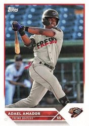 2023 Topps Pro Debut Base Set Adael Amador #PD-35 card