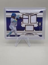 2024 Panini National Treasures Game Gear Swatches Trio Adael Amador #35 card