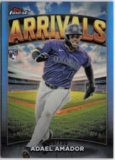 2025 Finest Arrivals Adael Amador #A-16 card