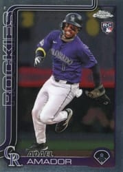 2025 Topps Chrome Base Set Adael Amador #255 card