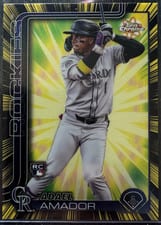 2025 Topps Chrome Radiating Rookies Adael Amador #RR-16 card