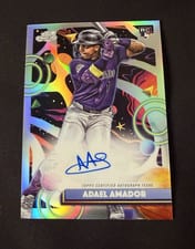 2025 Topps Cosmic Chrome Cosmic Chrome Autographs Adael Amador #CCA-AA card