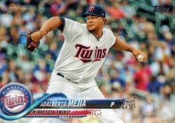2018 Topps Base Set Adalberto Mejia #494 card