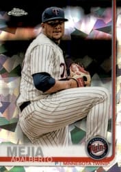2019 Topps Chrome Sapphire Edition Base Set Adalberto Mejia #383 card