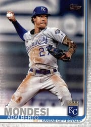 2019 Topps Base Set Adalberto Mondesi #22 card