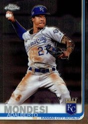 2019 Topps Chrome Base Set Adalberto Mondesi #164 card