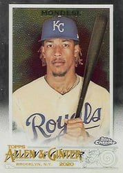 2020 Topps Allen & Ginter Chrome Base Set Adalberto Mondesi #298 card
