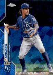 2020 Topps Chrome Sapphire Edition Base Set Adalberto Mondesi #35 card