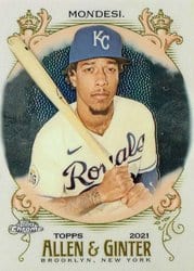 2021 Topps Allen & Ginter Chrome Base Set Adalberto Mondesi #251 card