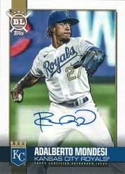 2021 Topps Big League Big League Autographs Adalberto Mondesi #BLA-AM card