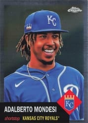 2022 Topps Chrome Platinum Anniversary Base Set Adalberto Mondesi #102 card