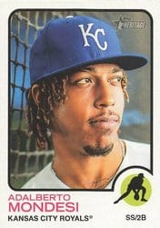 2022 Topps Heritage Base Set Adalberto Mondesi #5 card