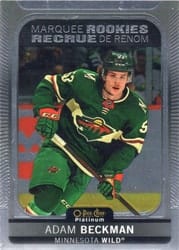 2021-22 O-Pee-Chee Platinum Base Set Adam Beckman #289 card