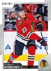 2020-21 O-Pee-Chee Base Set Adam Boqvist #287 card