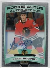 2020-21 O-Pee-Chee Platinum 2019-20 Update - Rookie Autos Adam Boqvist #R-AB card