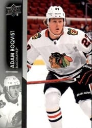 2021-22 Upper Deck Base Set Adam Boqvist #38 card
