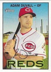 2016 Topps Heritage Base Set Adam Duvall #656b card