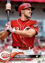 2018 Topps Base Set Adam Duvall #589 card