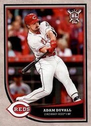 2018 Topps Big League Base Set Adam Duvall #220 card