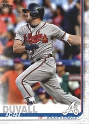 2019 Topps Base Set Adam Duvall #557 card