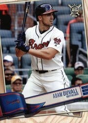 2019 Topps Big League Base Set Adam Duvall #167 card