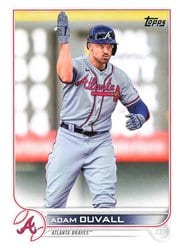 2022 Topps Base Set Adam Duvall #279 card