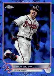 2022 Topps Chrome Sapphire Edition Base Set Adam Duvall #279 card