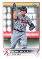 2022 Topps Mini Base Set Adam Duvall #279 card
