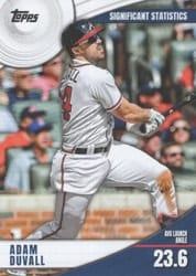 2022 Topps Significant Statistics Adam Duvall #SS-24 card