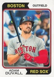 2023 Topps Heritage Base Set Adam Duvall #627 card