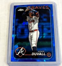 2024 Topps Chrome Update Sapphire Edition Base Set Adam Duvall #USCS90 card
