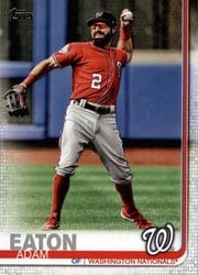 2019 Topps Base Set Adam Eaton #316 card