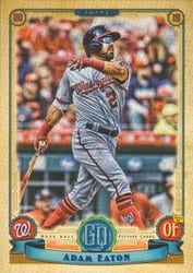 2019 Topps Gypsy Queen Base Set Adam Eaton #179 card