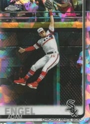 2019 Topps Chrome Sapphire Edition Base Set Adam Engel #196 card