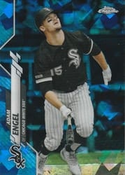 2020 Topps Chrome Update Sapphire Edition Base Set Adam Engel #U-2 card