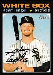 2020 Topps Heritage Base Set Adam Engel #46 card