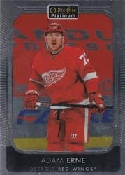 2021-22 O-Pee-Chee Platinum Base Set Adam Erne #192 card