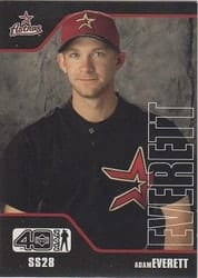 2002 Upper Deck 40-Man Base Set Adam Everett #477 card