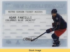 2023-24 Upper Deck Credentials 1997 Season Ticket Acetate Rookies Adam Fantilli #1997-AF card