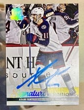 2023-24 Upper Deck The Cup Signature Renditions Adam Fantilli #SR-AF card