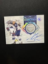 2023-24 Upper Deck Ultimate Collection Ultimate Emblems Autograph - Rookies Adam Fantilli #UE-AF card