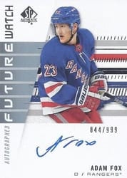 2019-20 SP Authentic Base Set Adam Fox #194 card