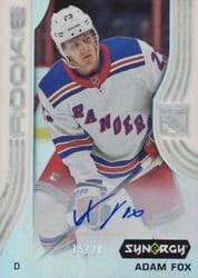 2019-20 Upper Deck Synergy Base Set Adam Fox #84 card