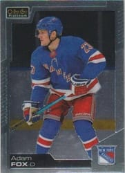 2020-21 O-Pee-Chee Platinum Base Set Adam Fox #107 card