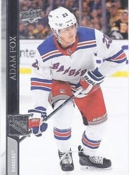 2020-21 Upper Deck Base Set Adam Fox #121 card