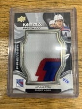 2020-21 Upper Deck Premier Mega Patch - Chest Logo Adam Fox #PMP-AF card