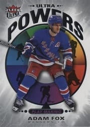 2025-26 Fleer Ultra Ultra Powers Adam Fox #UP 8 of 25 card