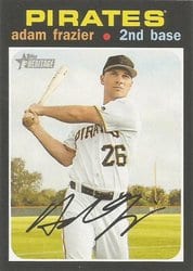 2020 Topps Heritage Base Set Adam Frazier #4 card