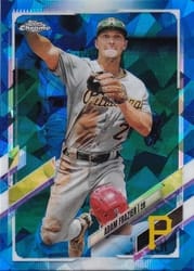 2021 Topps Chrome Sapphire Edition Base Set Adam Frazier #216 card